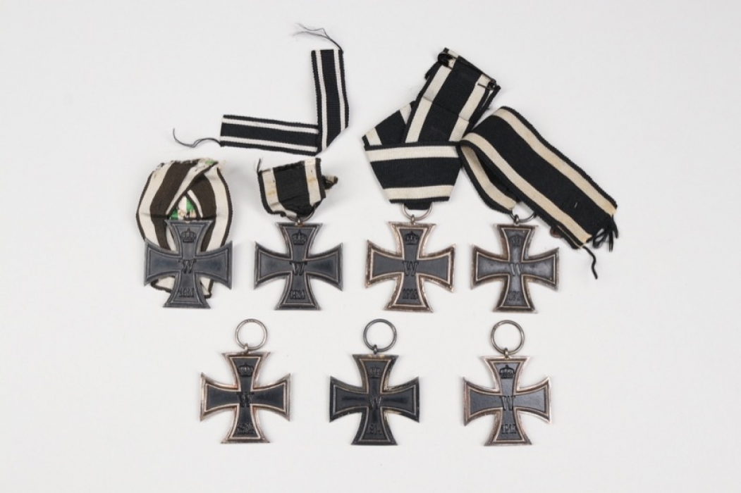 7 + 1914 Iron Crosses 2nd Class