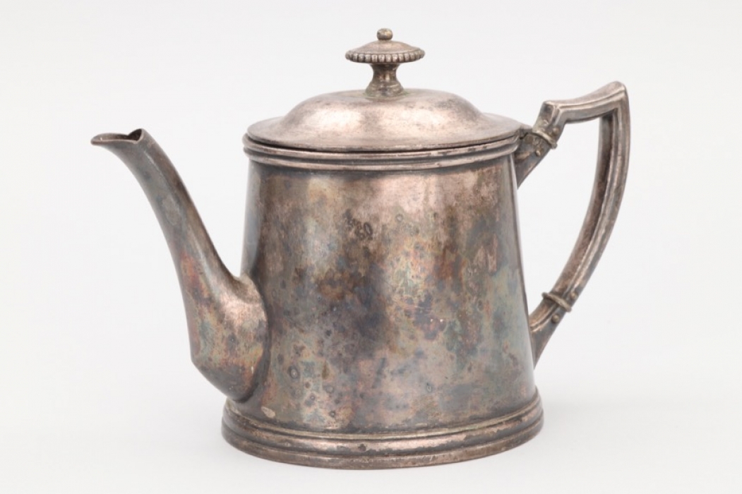 Period time silvered teapot