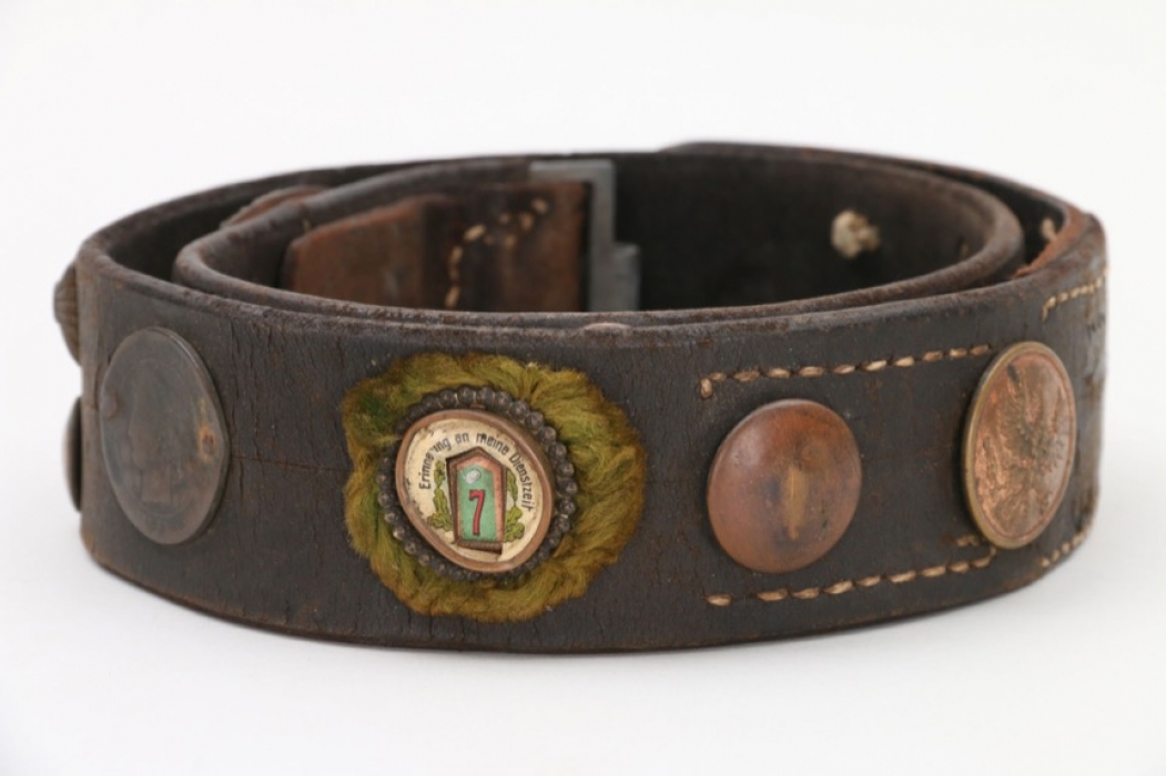 WW1 machine gunner reservist's belt