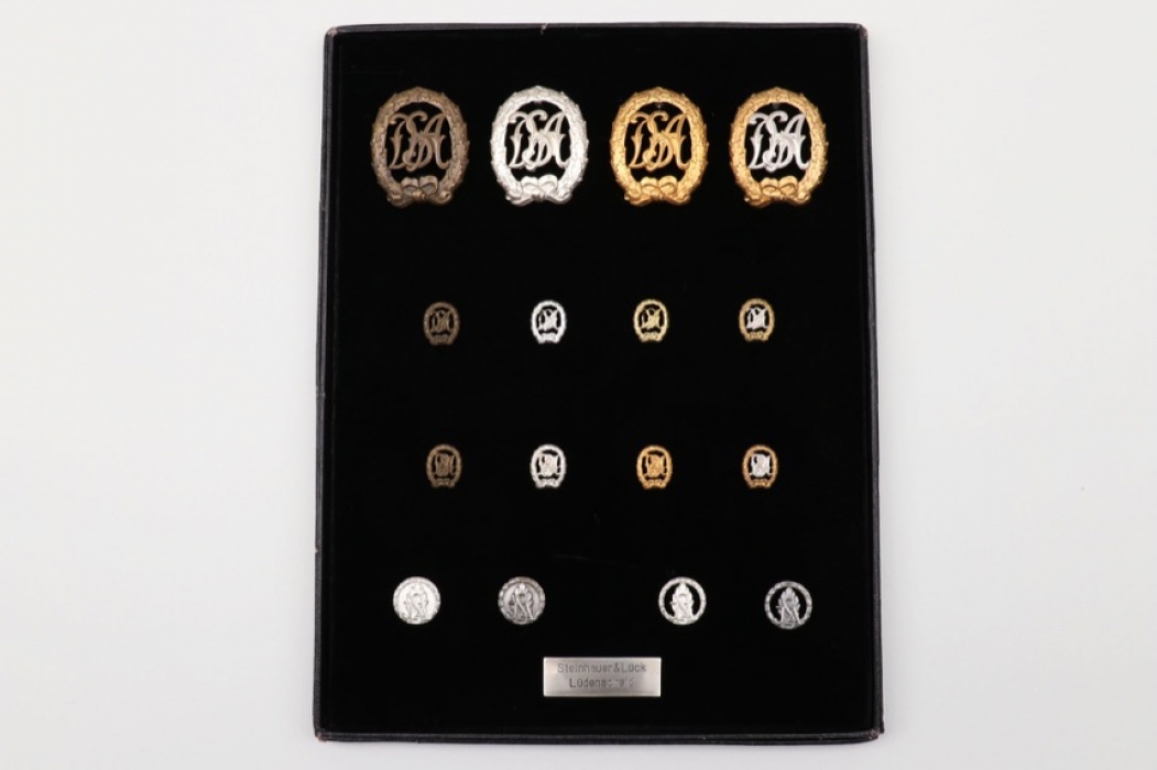 German Sports Badge sample board by Steinhauer&Lück