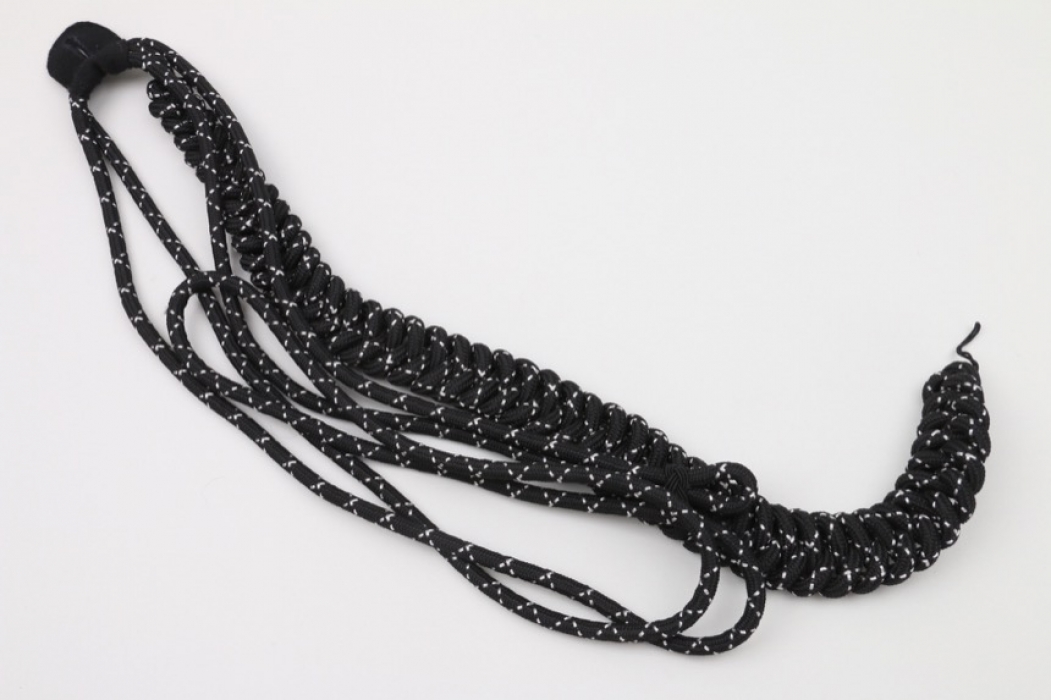 Third Reich black parade aiguillette - unknown