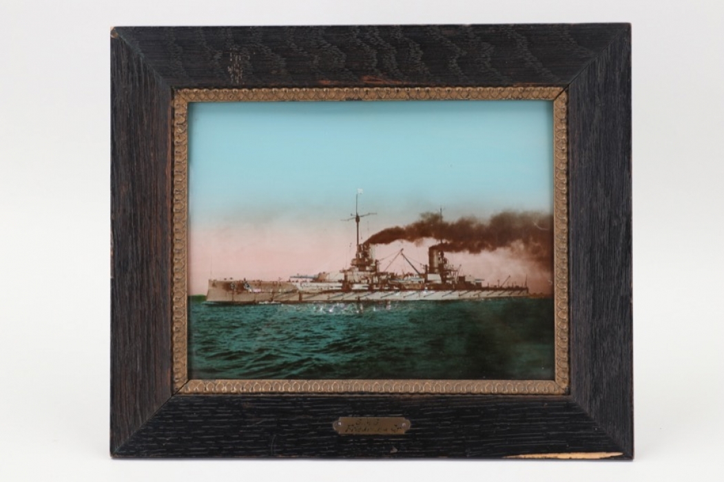 Framed photo SMS Friedrich der Große