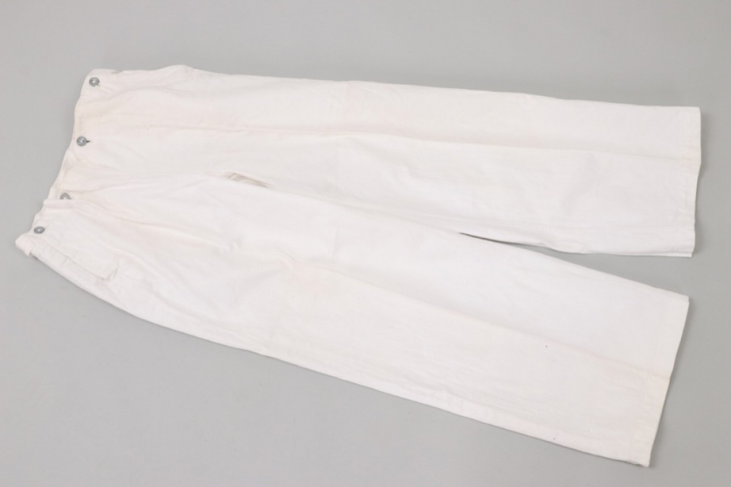 Kriegsmarine white summer trousers