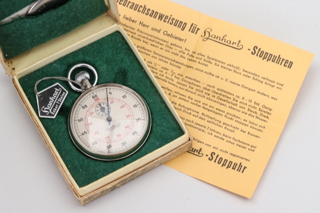 Third Reich stopwatch in case - Hanhart