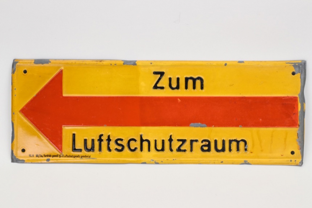 Third Reich RLB sign (signpost)