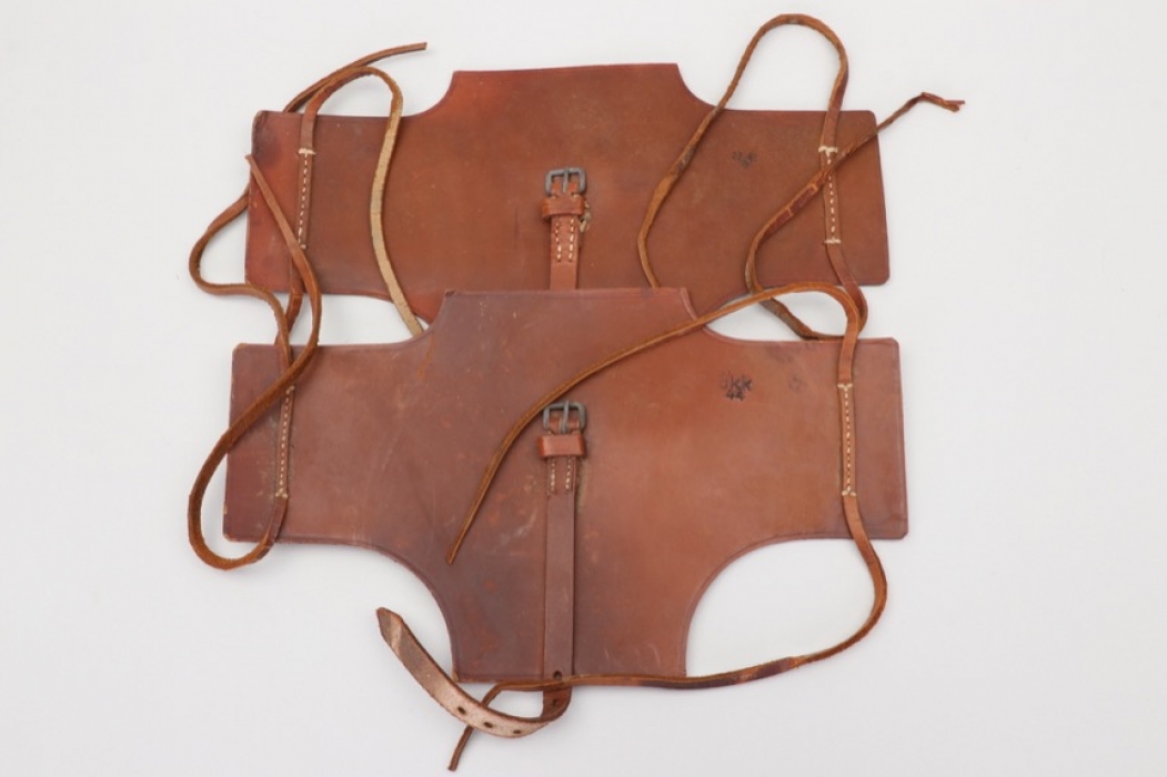 2 + Wehrmacht Gebirgsjäger Tragtier leather cover - dkk 44