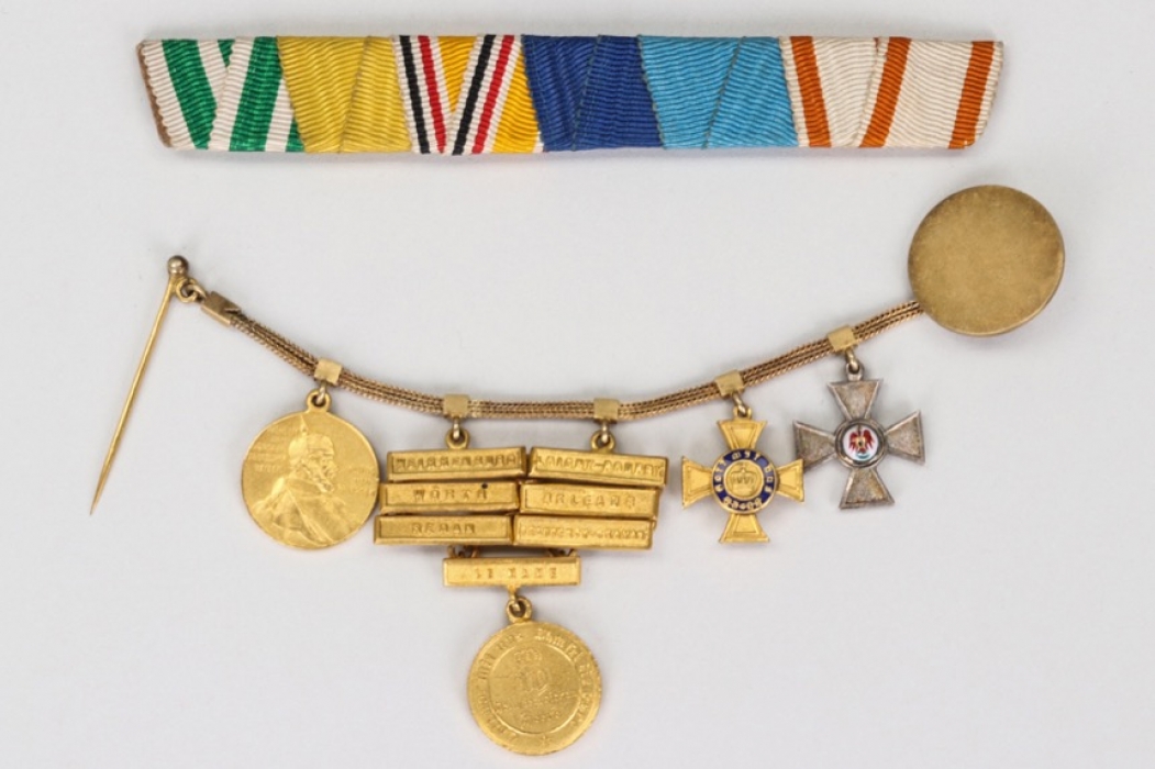 Marine-Chefingenieur - miniature chain & ribbon bar