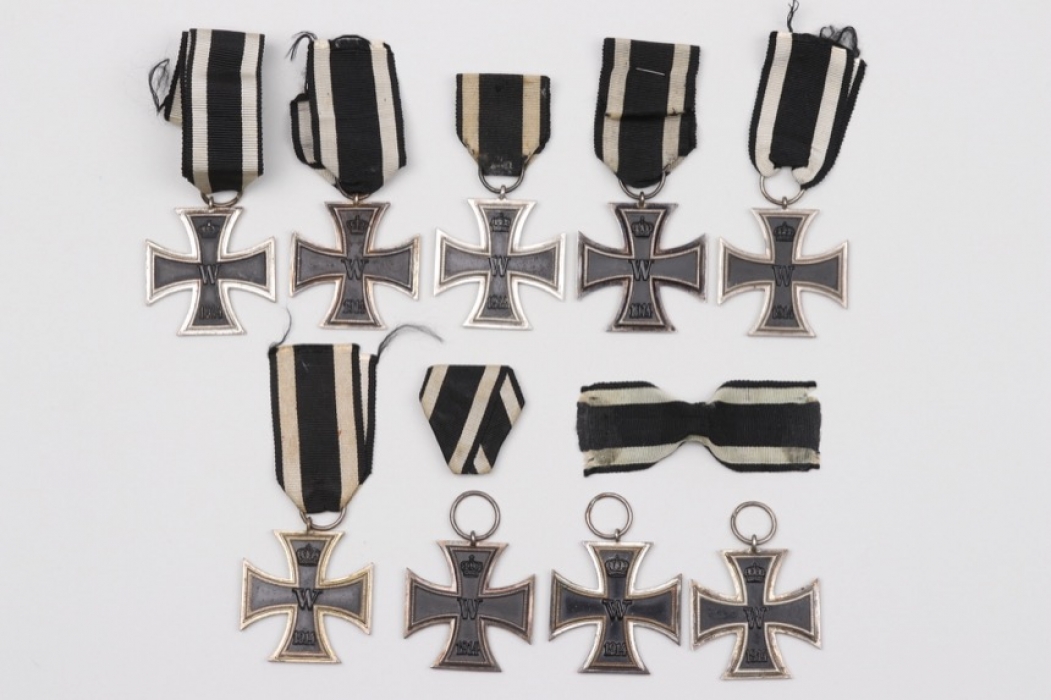 9 + 1914 Iron Crosses 2nd Class