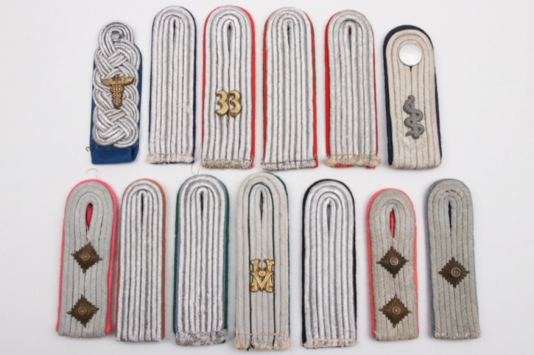 13 + Wehrmacht single shoulder boards