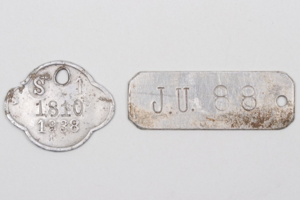 2 + Third Reich tool tags - JU88