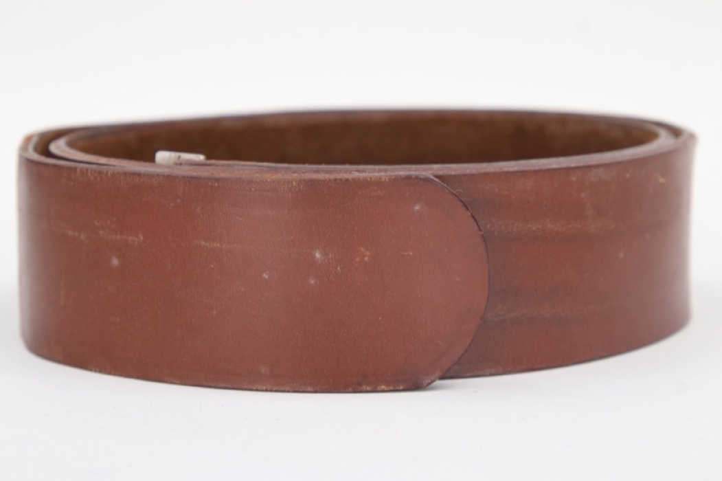 Third Reich brown parade leather belt