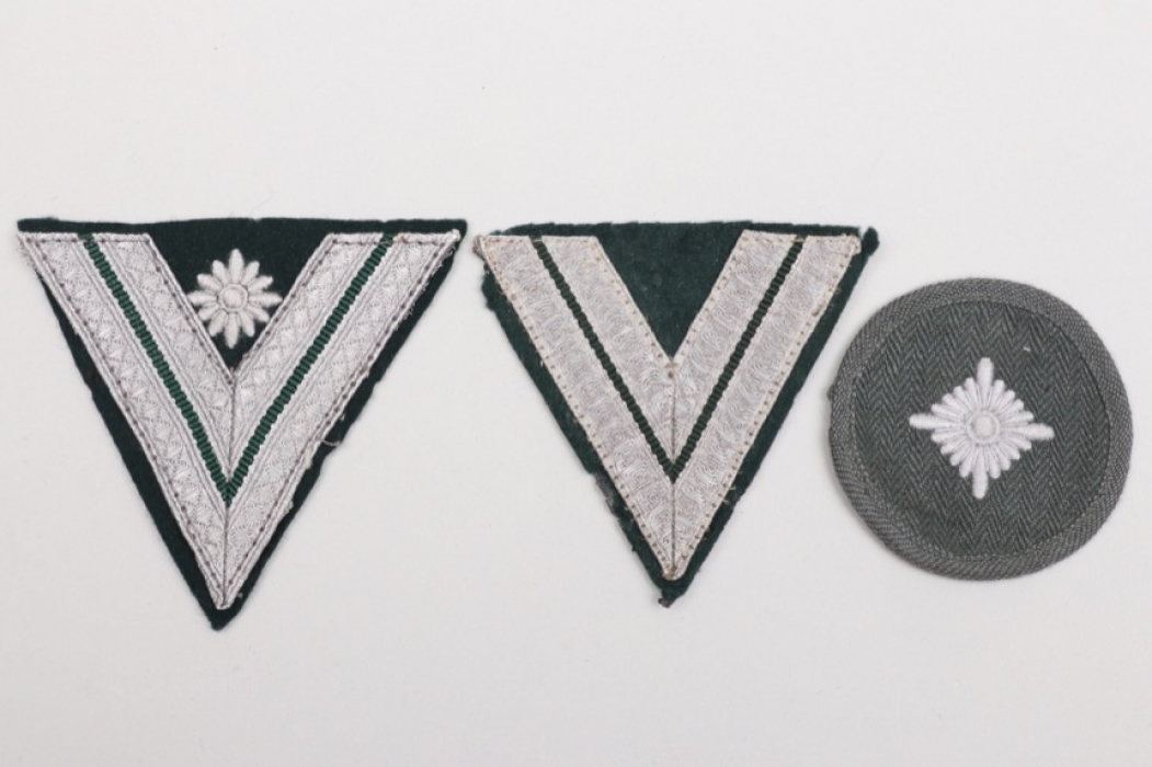 3 + Wehrmacht rank chevrons