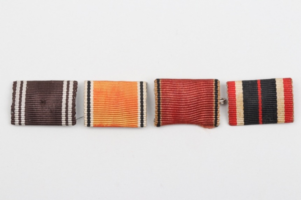 4 + Third Reich ribbon bars