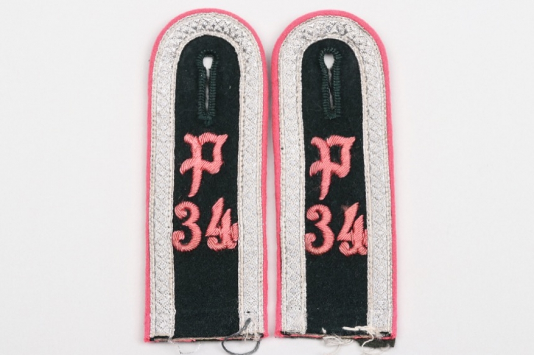 Heer Panzerjäger-Abt. 34 shoulder boards - Unteroffizier