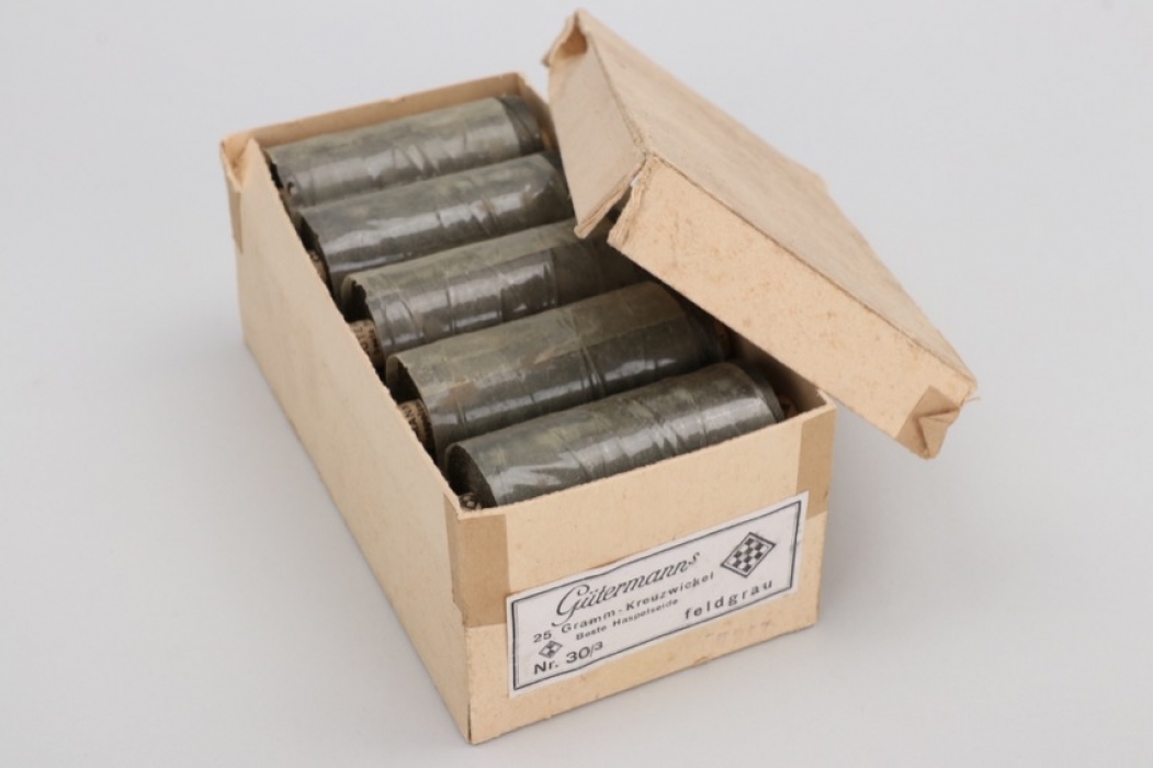 Wehrmacht 10 original thread rolls in box