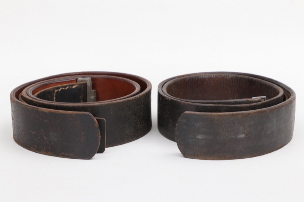 2 + Wehrmacht EM/NCO field belts