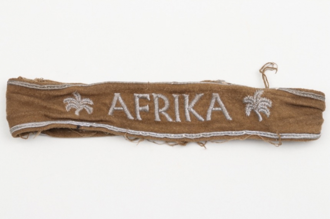 Wehrmacht AFRIKA cuff title