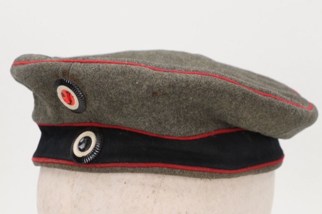 Prussia - M1907 fieldgrey artillery field cap (Krätzchen)