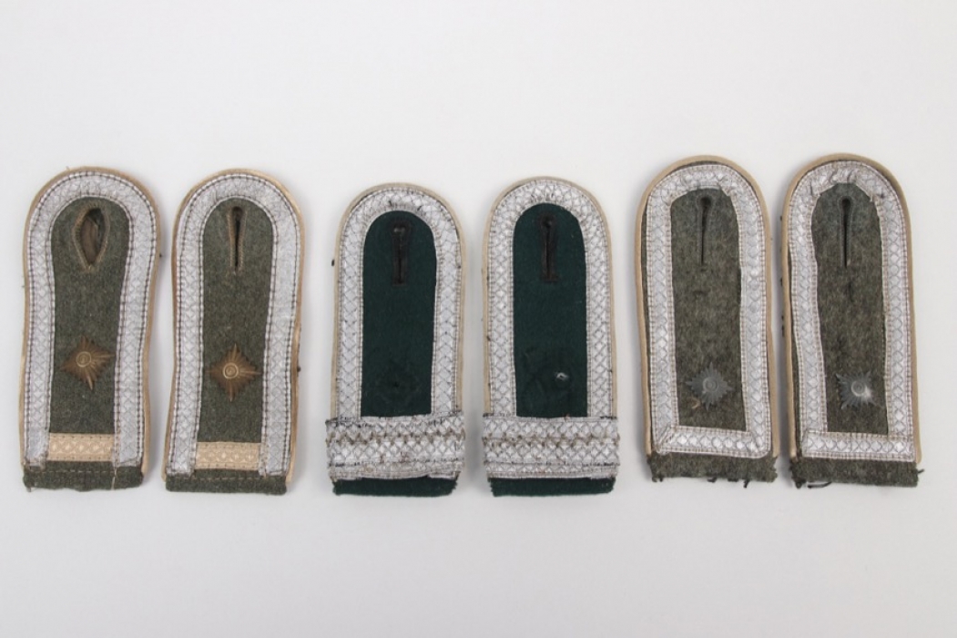 3x Heer Infanterie NCO shoulder boards