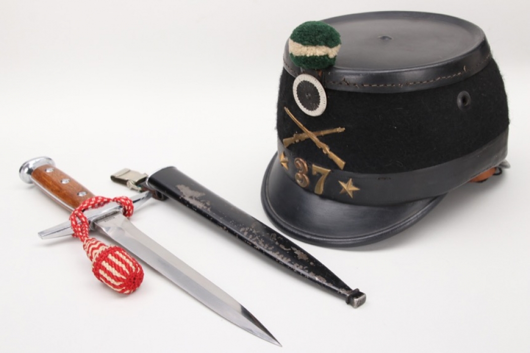 Switzerland - M1898 shako & M43 dagger