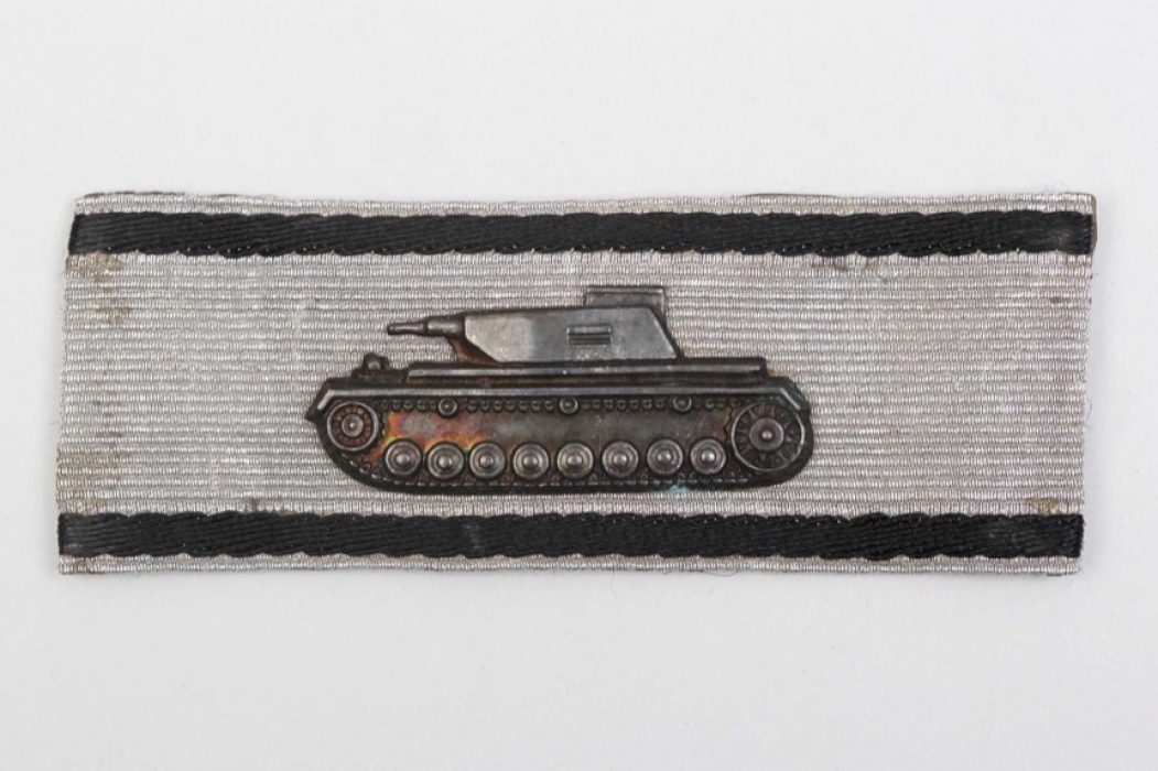 Tank Destruction Badge in silver