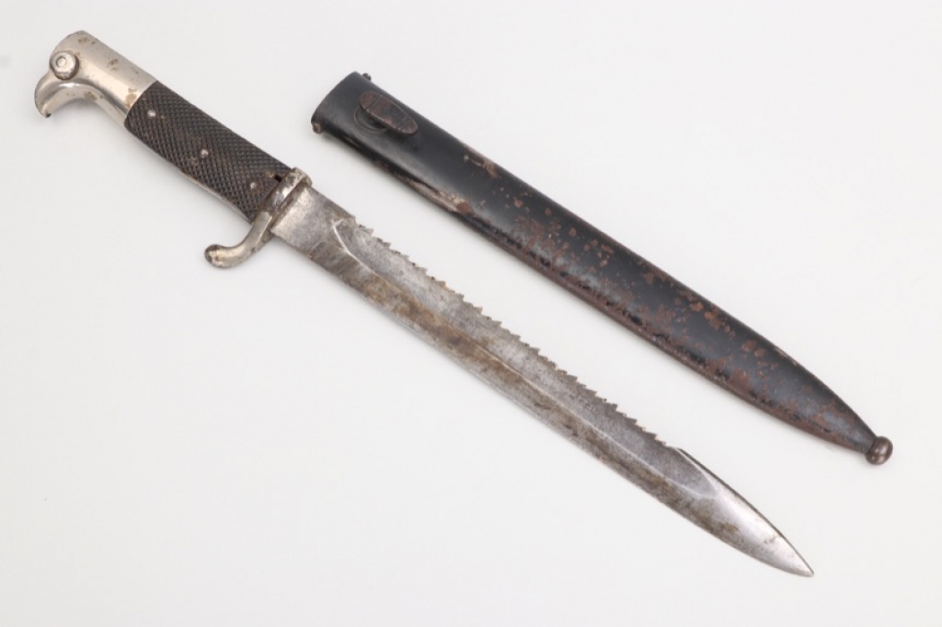 WWI KS98 sawback bayonet - Eickhorn