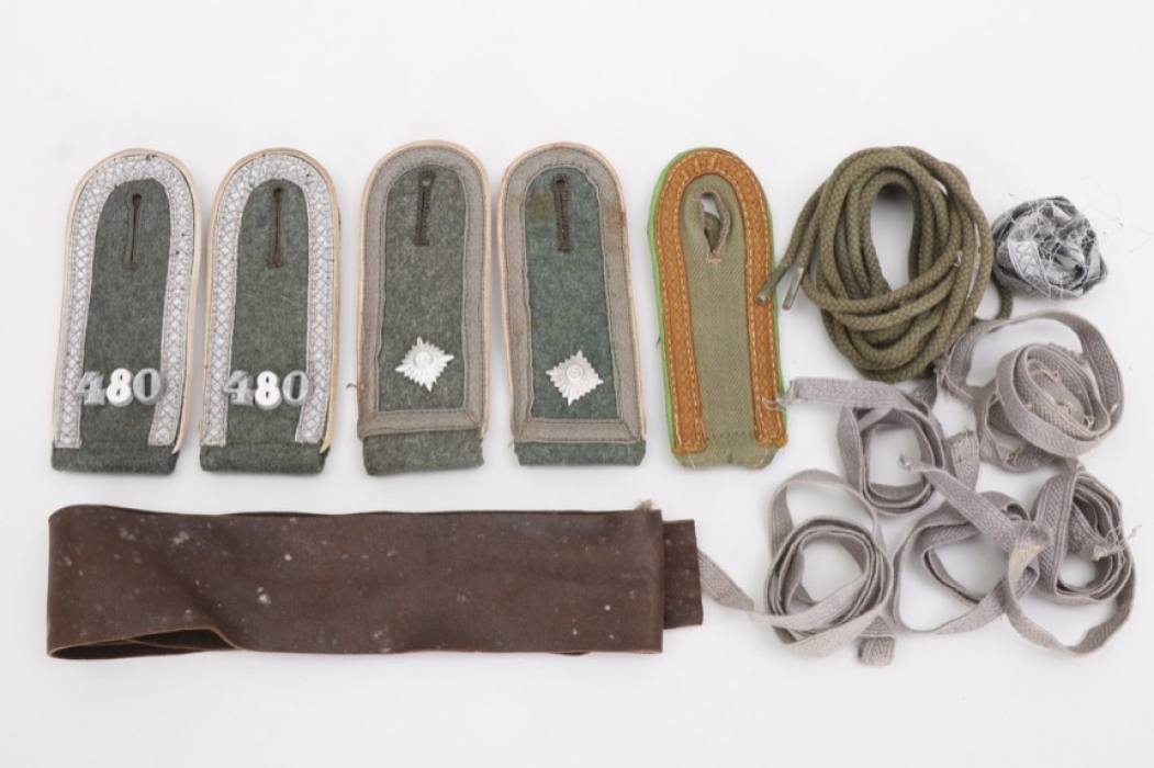 Heer Inf.Rgt.480 / Panzergrenadier Rgt.480 shoulder board grouping