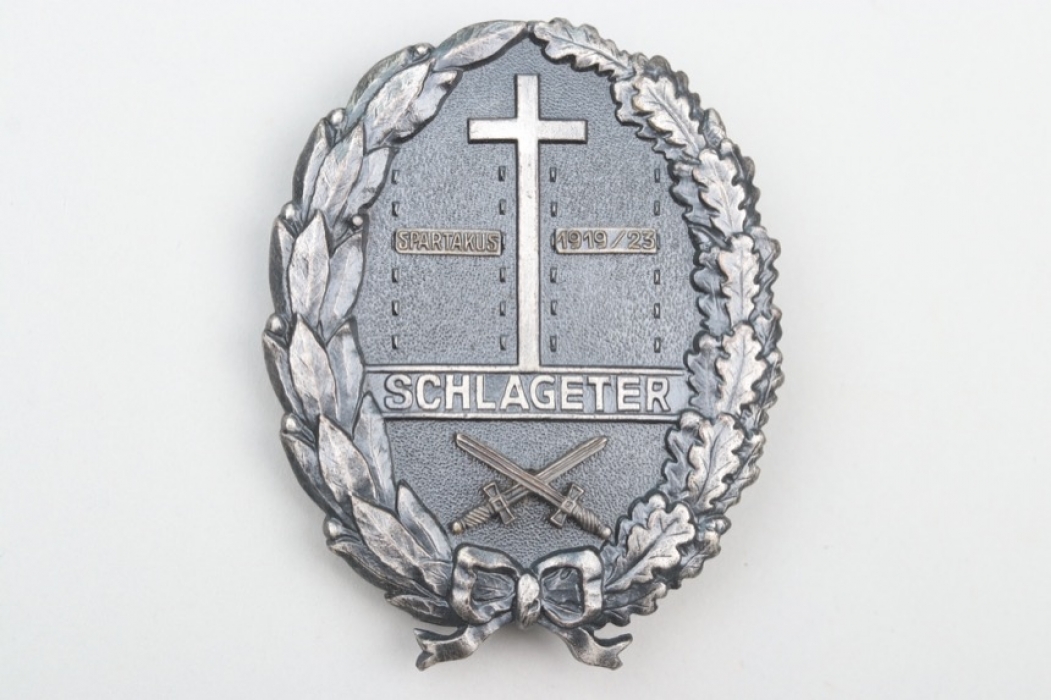 Freikorps Schlageter Badge "Spartakus" - 2nd pattern