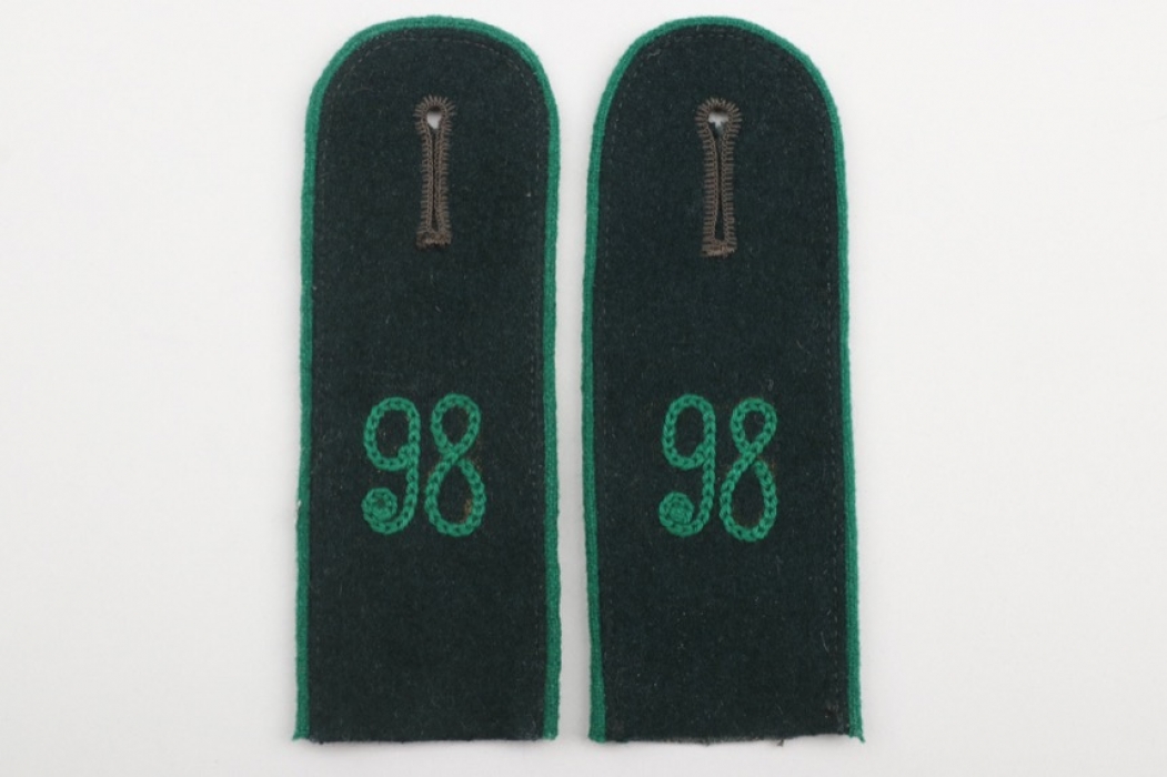 Lt. Pöhlmann - Geb.Jäg.Rgt.98 shoulder boards EM