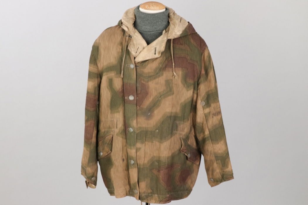 Wehrmacht reversible splinter (overprint) camo winter parka - Rb-numbered