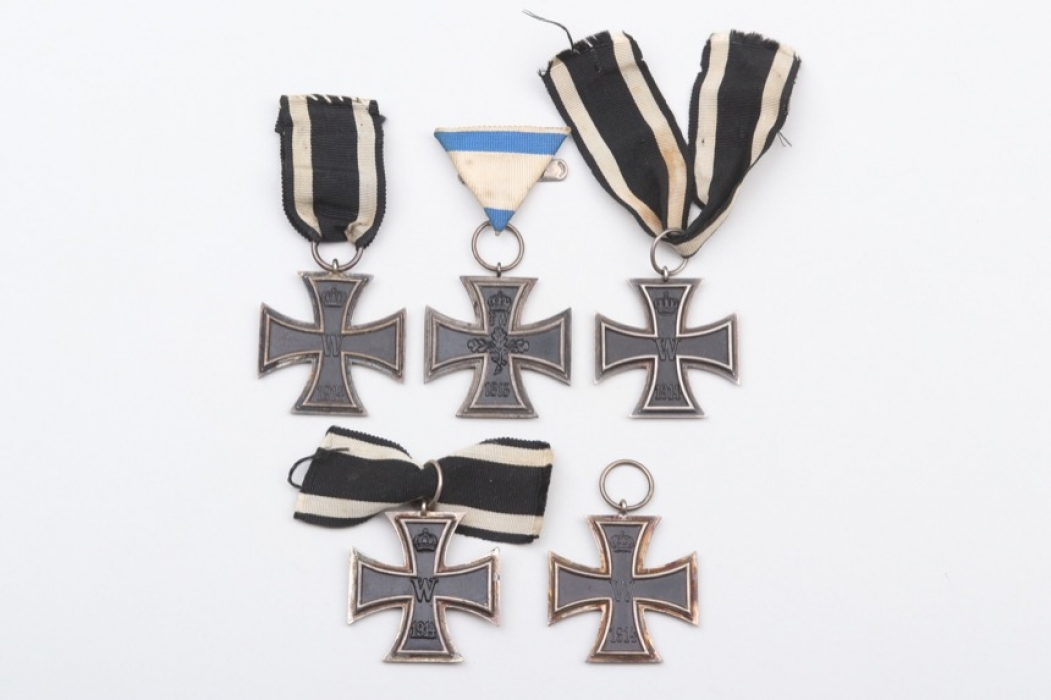 5 x 1914 Iron Cross 2nd Class