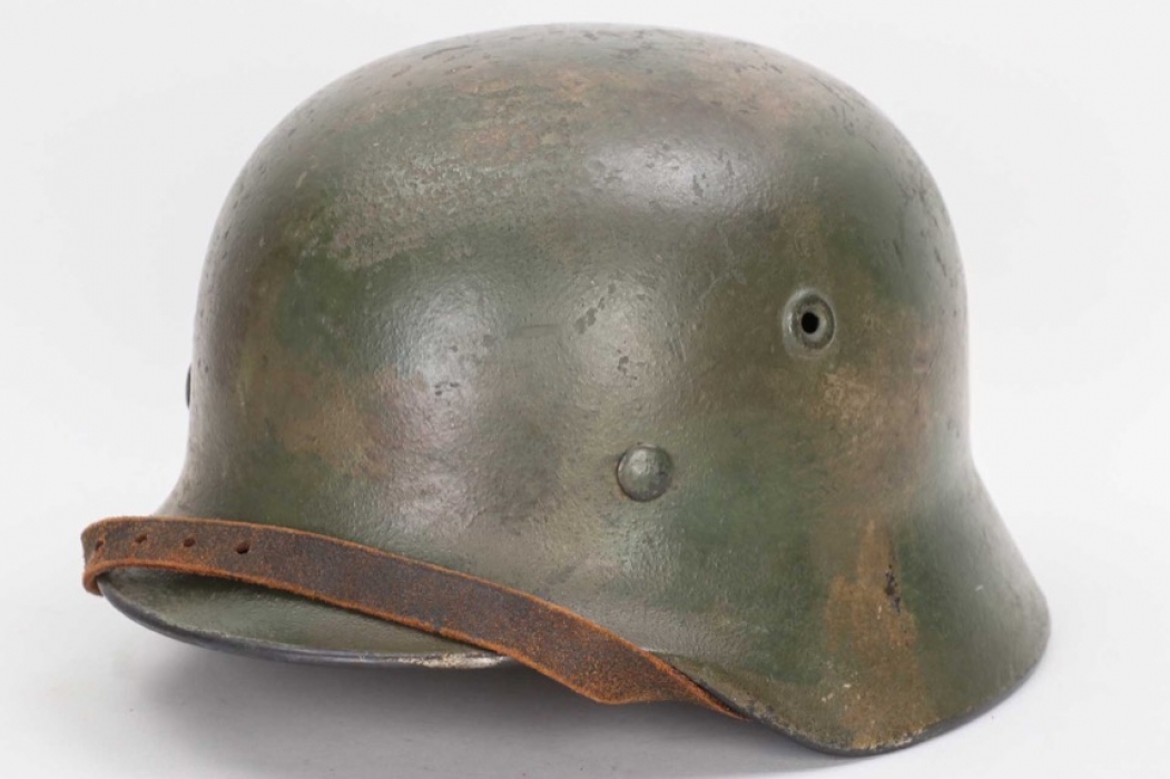 Luftwaffe M40 camo helmet - Q62