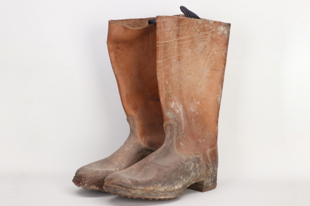 Depot Grafenreuth - Waffen-SS field boots - unissued