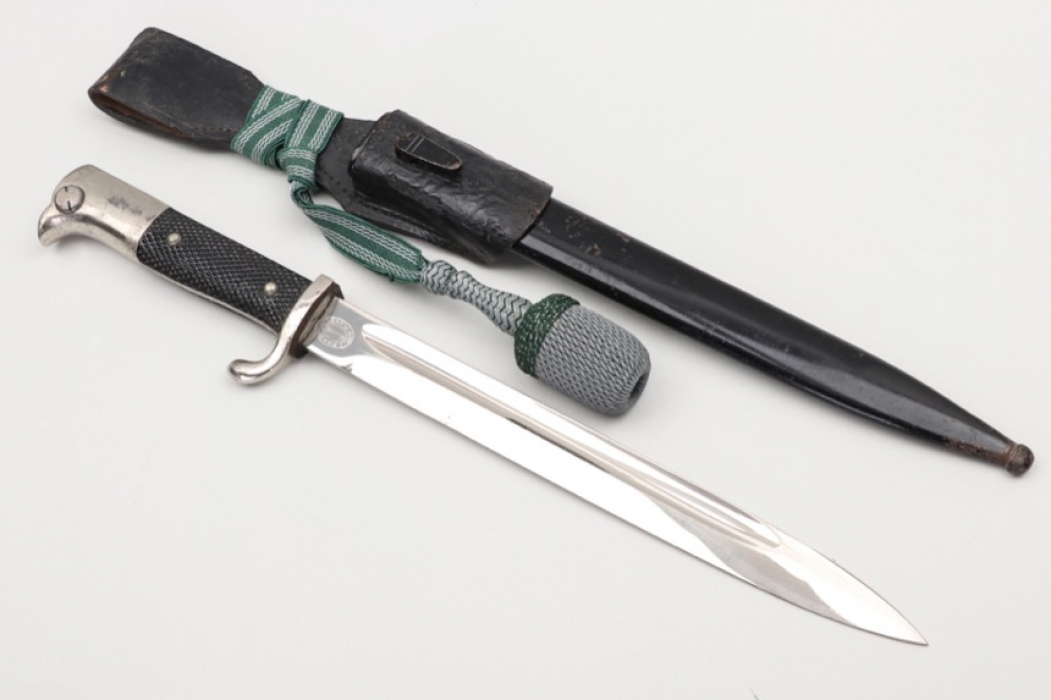 Wehrmacht parade bayonet KS98 with frog & knot - Höller