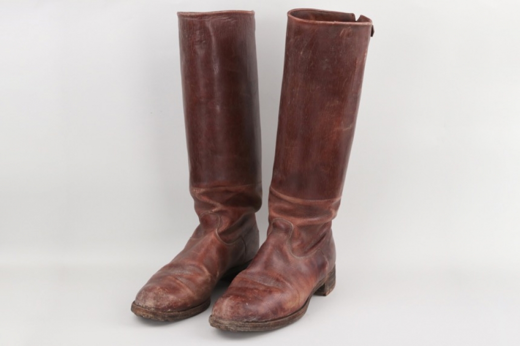 NSDAP/SA brown leather boots