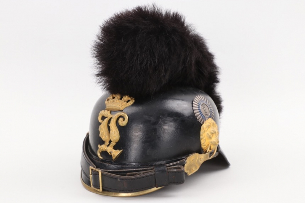 Bavaria - M1868 Infanterie officer's Raupenhelm