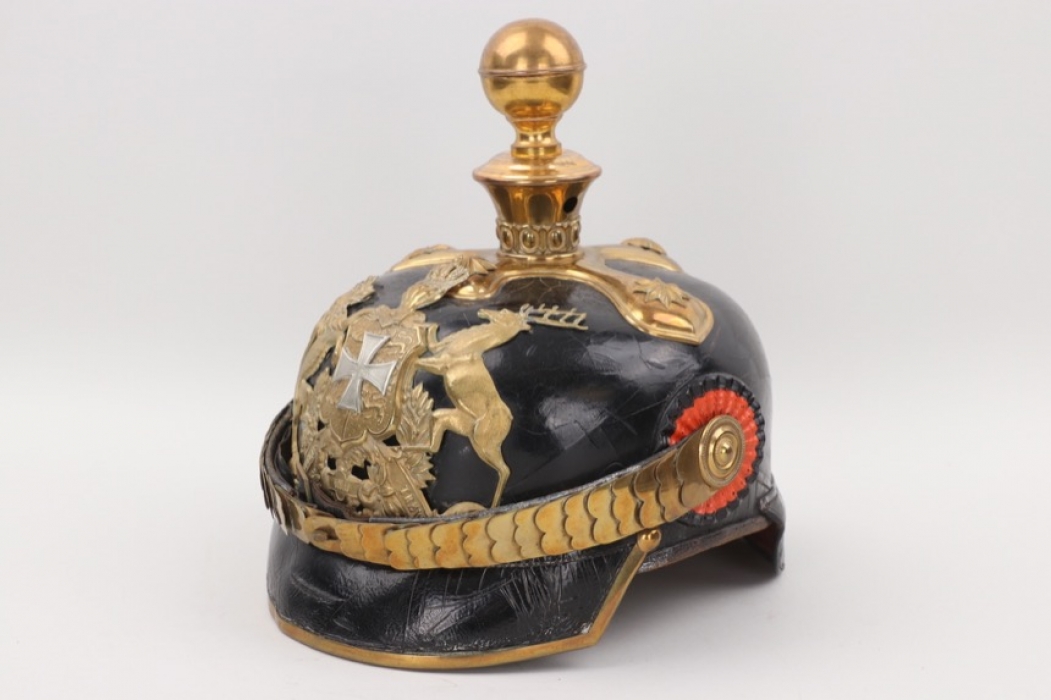 Württemberg - M1871 Fußartillerie reserve officer's spike helmet