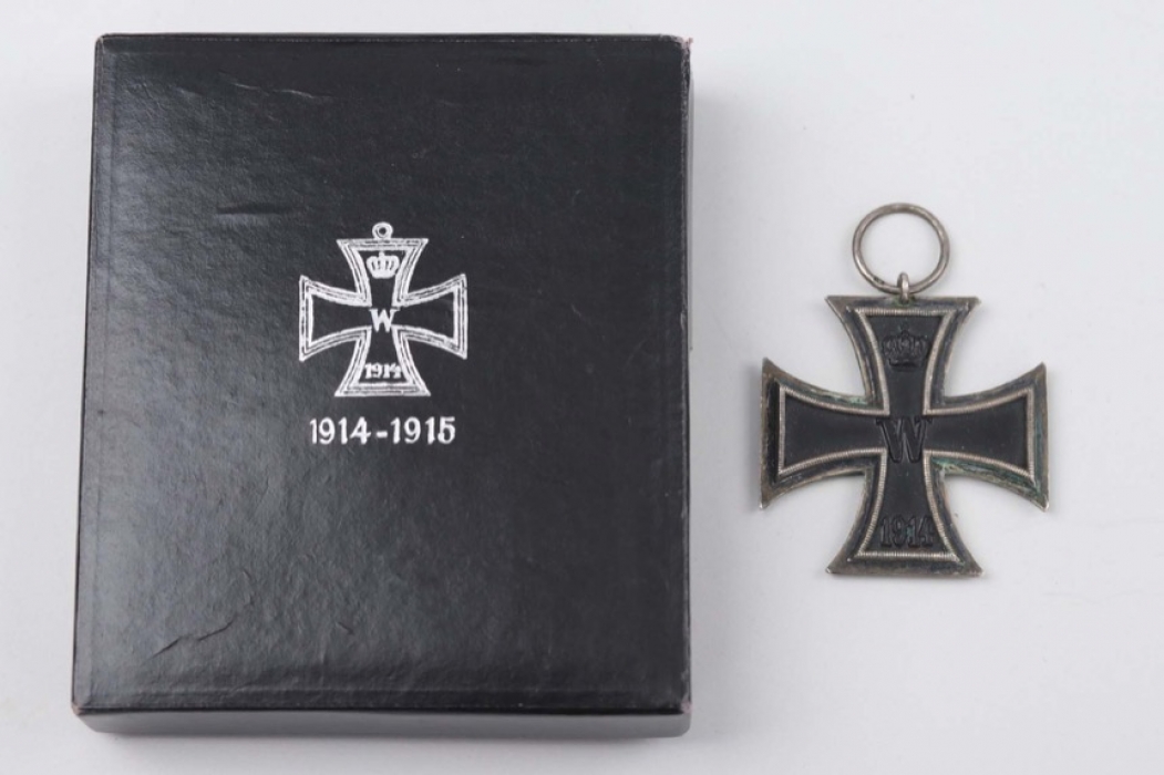 Lt. Frank - 1914 Iron Cross 2nd Class in case