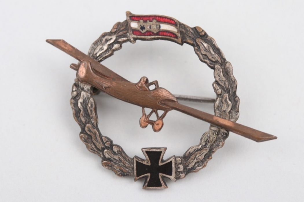 WW1 K.u.K. patriotic badge of the Aviation Troops