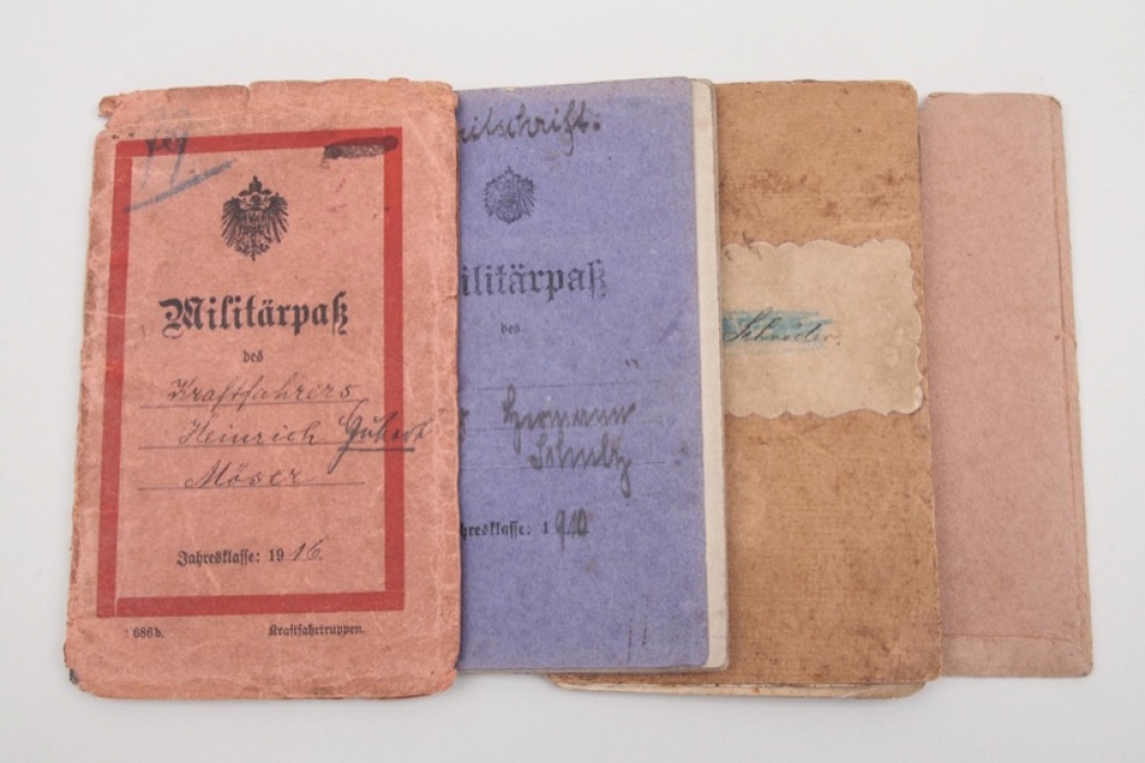 4 x military IDs pre 1918