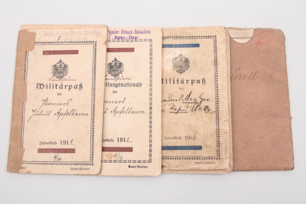 4 x military IDs pre 1918