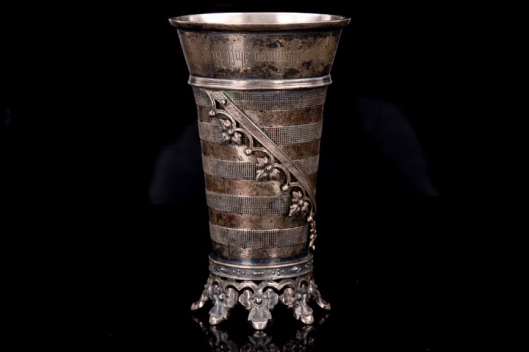 Saxony - silver officer's presentation cup 1. Hannoversches Infanterie-Regiment Nr. 74