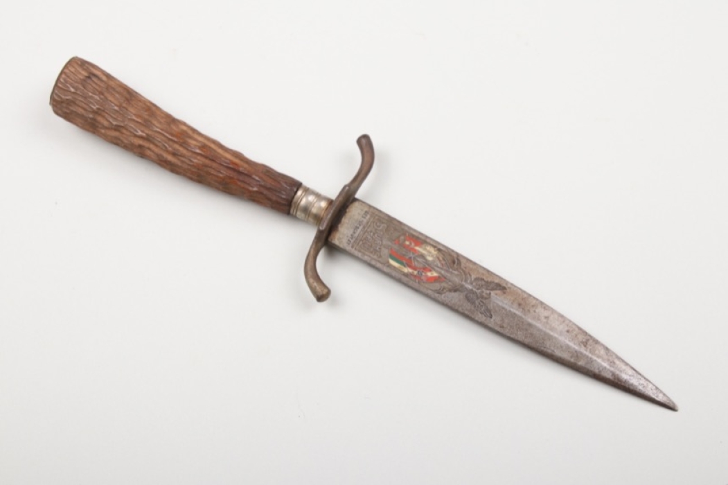 WWI patriotic trench knife "IM STURME TREU"