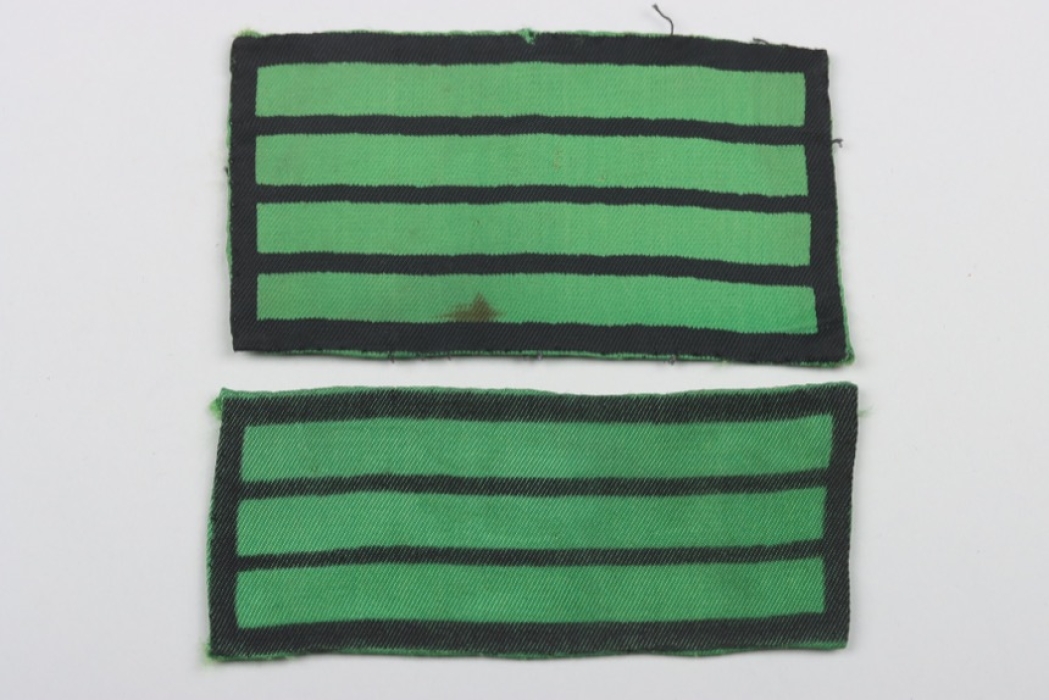 2 x Waffen-SS rank badge for the camo tunic