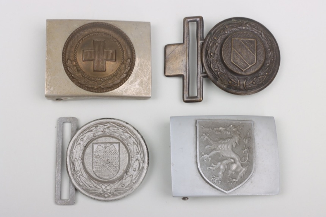 4 x German belt buckles