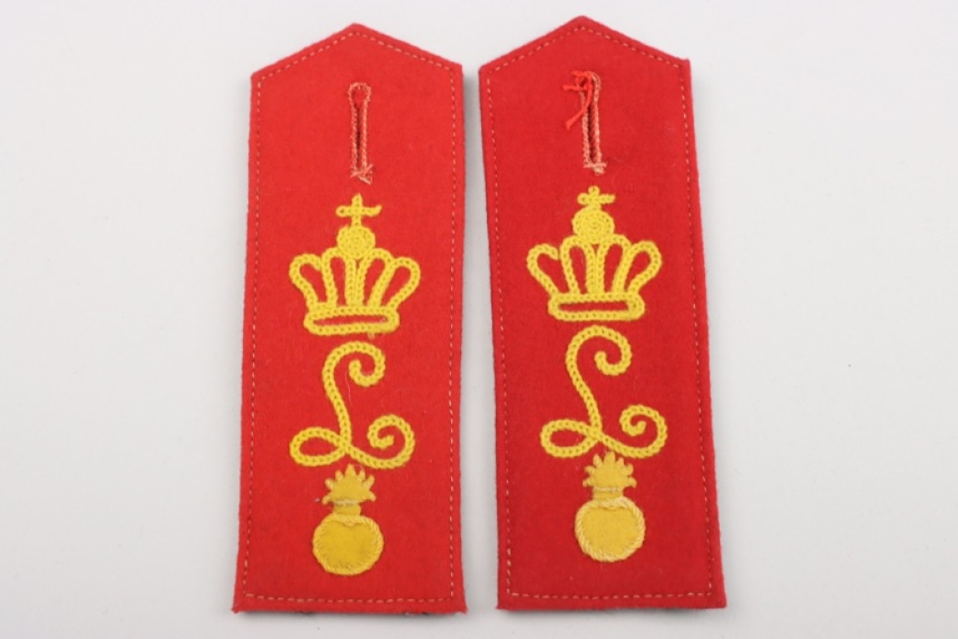 Feld-Artillerie-Regiment "Prinz-Regent Luitpold" shoulder boards - EM type