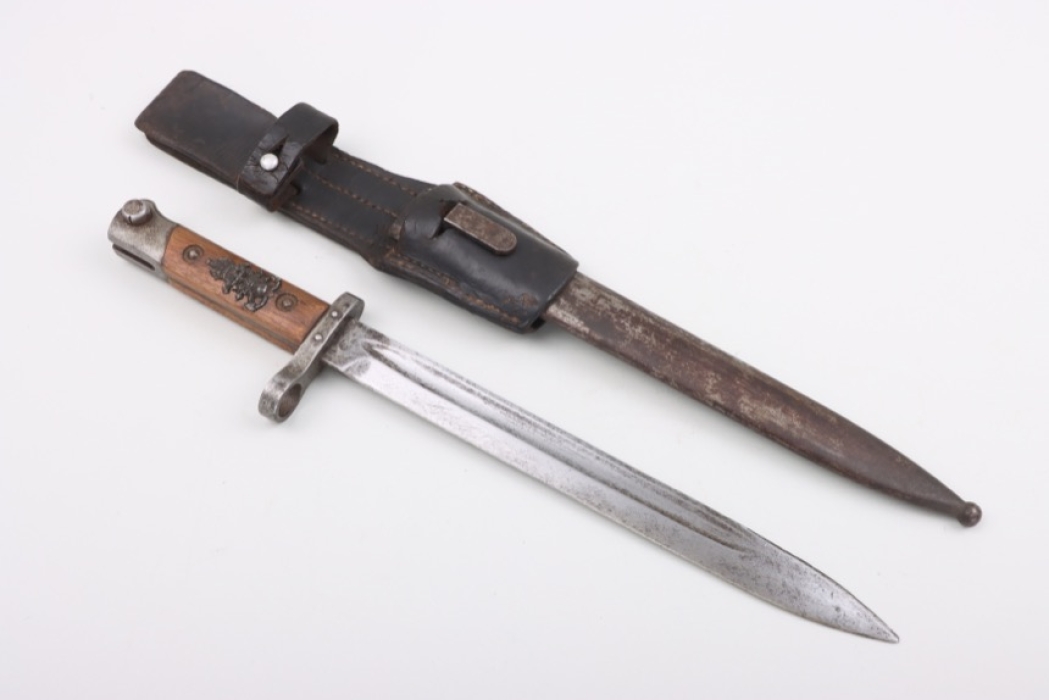 Mannlicher bayonet M 1895 with leather frog - Steyr