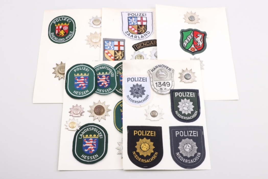 Federal Republic of Germany - Lot of police badges