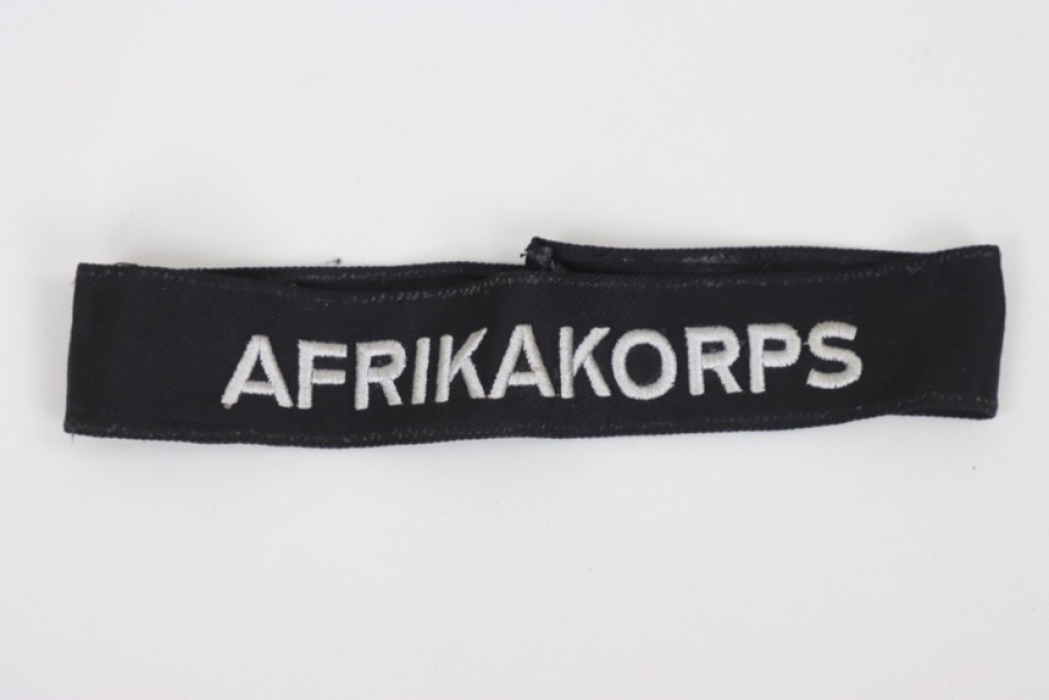 Heer Panzer cuff title "Afrikakorps"