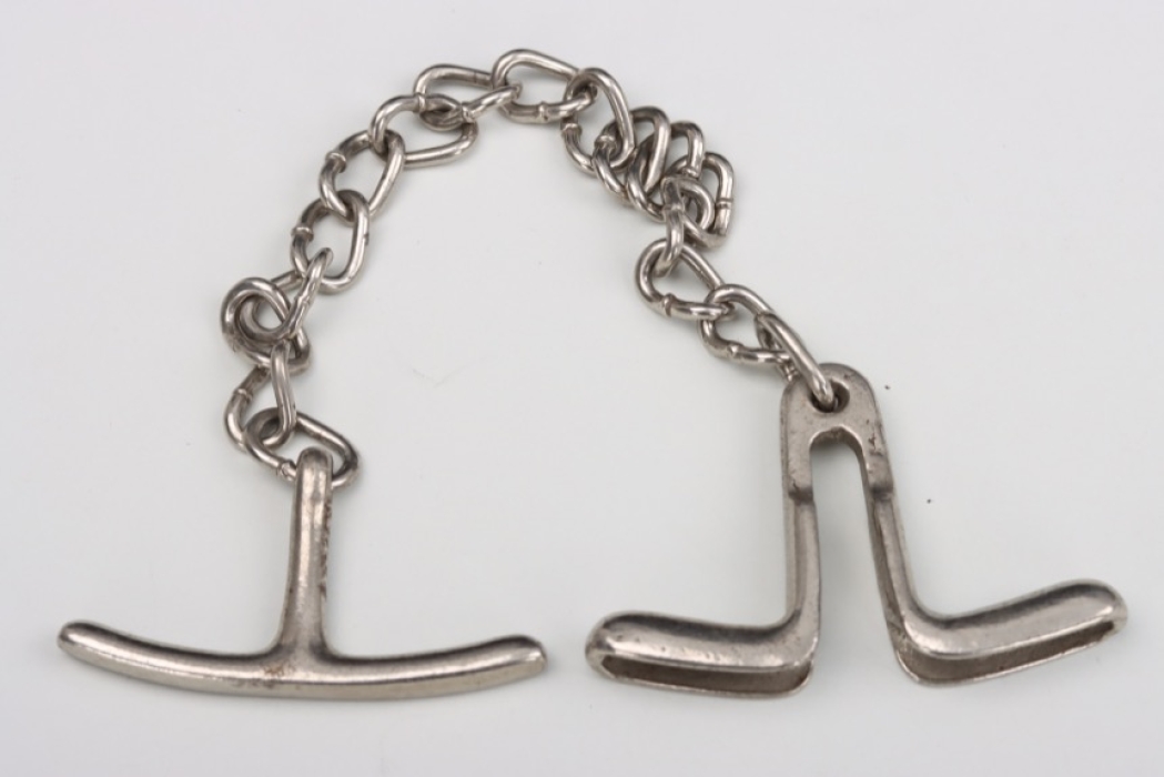 Gendarmerie/police handcuffs "chain nipper"